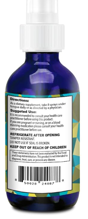 Aplicador spray para vitaminas ADEK2 AnuMed sabor menta