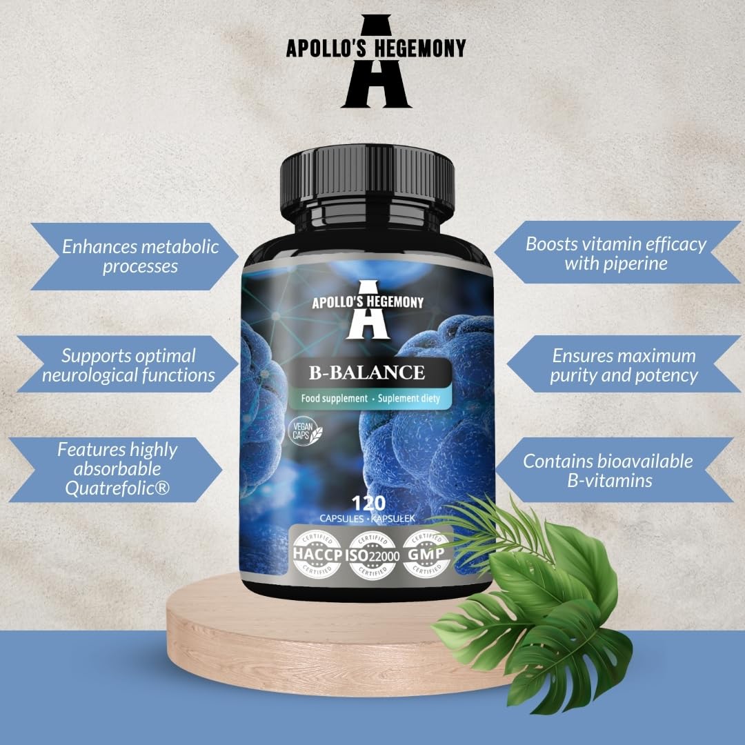 Detalle cápsulas B-Balance de Apollo vitaminas b complejas