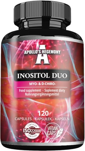 Frasco APOLLO'S HEGEMONY dúo inositol 120 cápsulas veganas