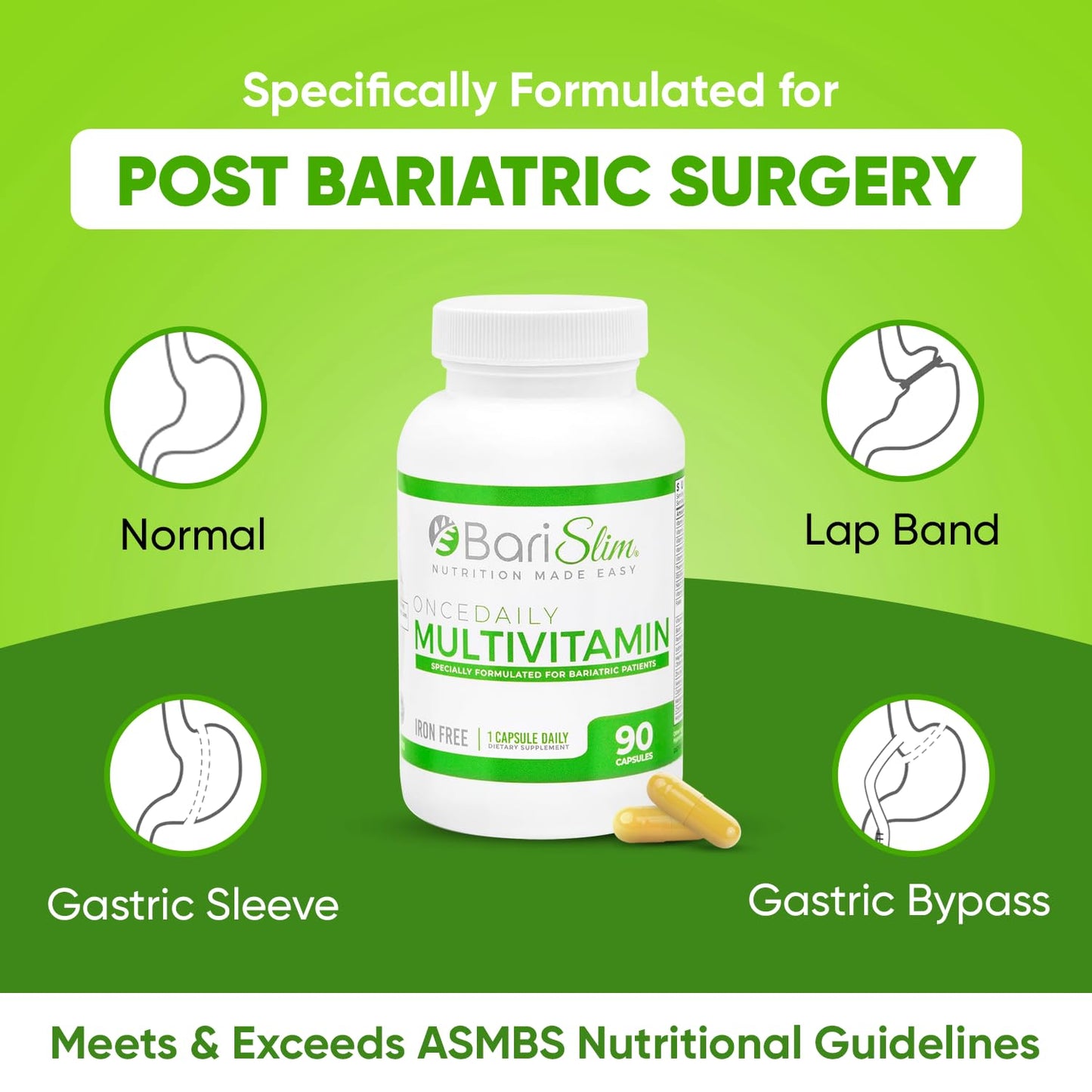 Apoyo digestivo con multivitaminas BariSlim
