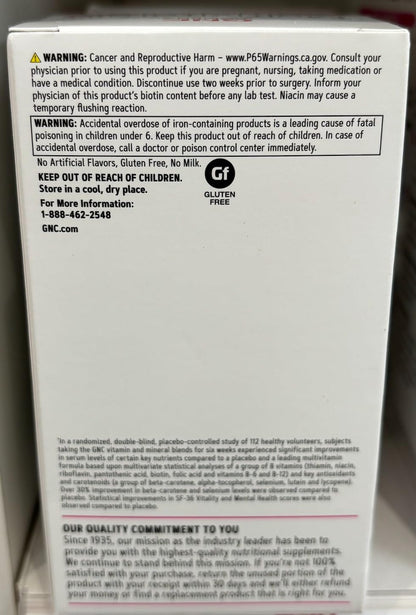 Apoyo general con multivitamínico GNC
