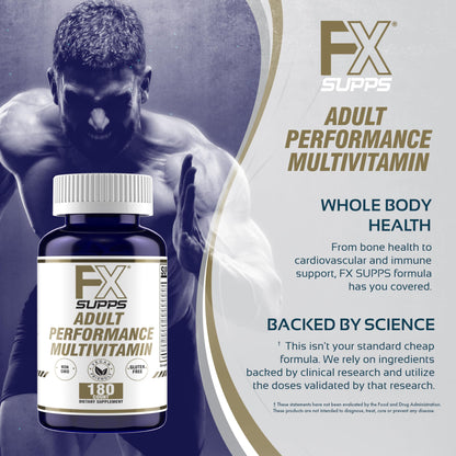 Apoyo integral del multivitamínico FXSUPPS para el cuerpo