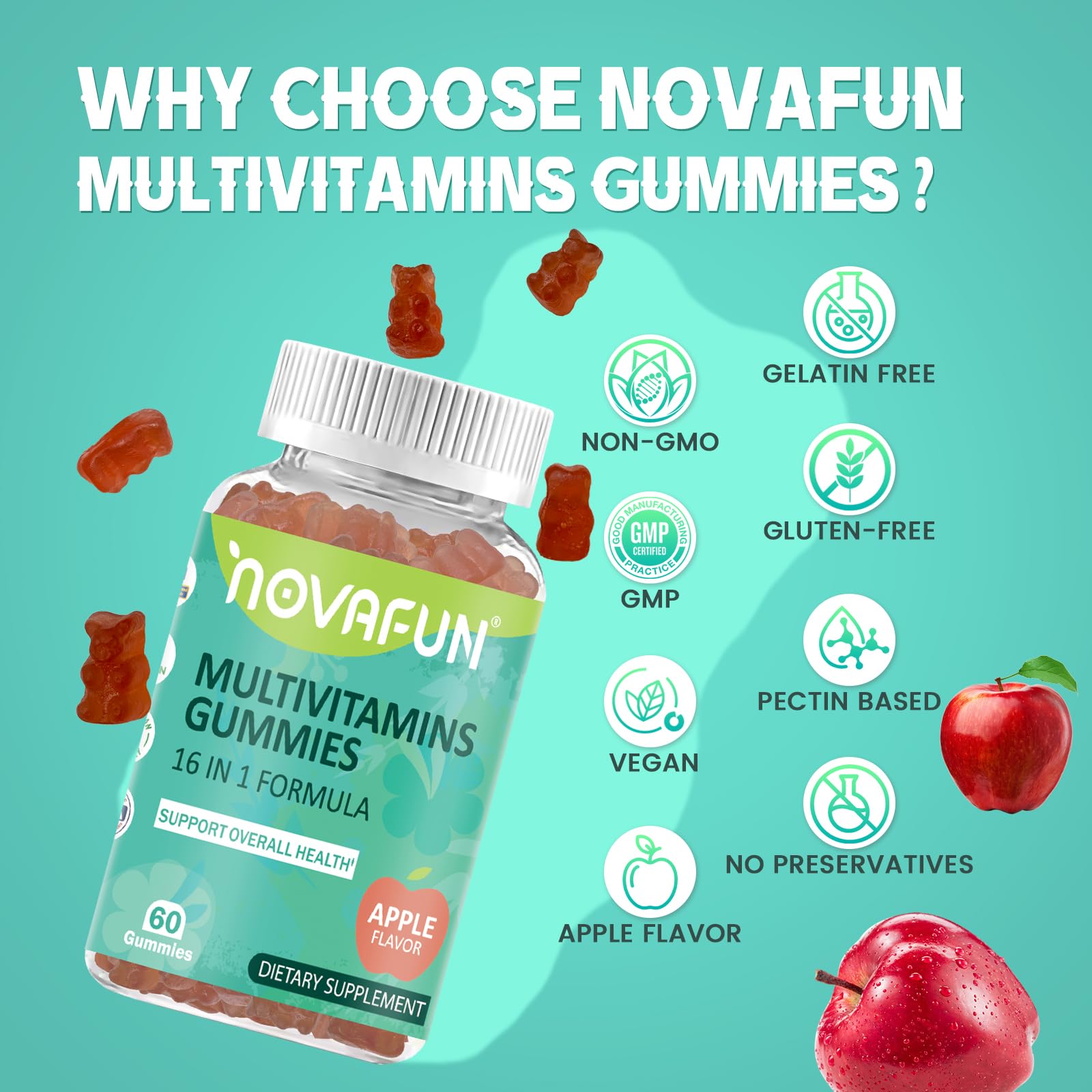 Apoyo integral de salud con Novafun gomitas