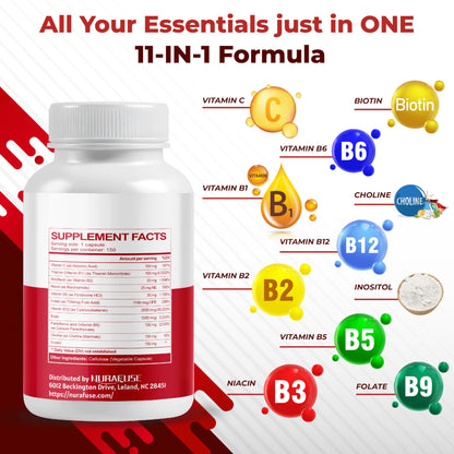 Apoyo salud cerebral con complejo vitaminico NURAFUSE