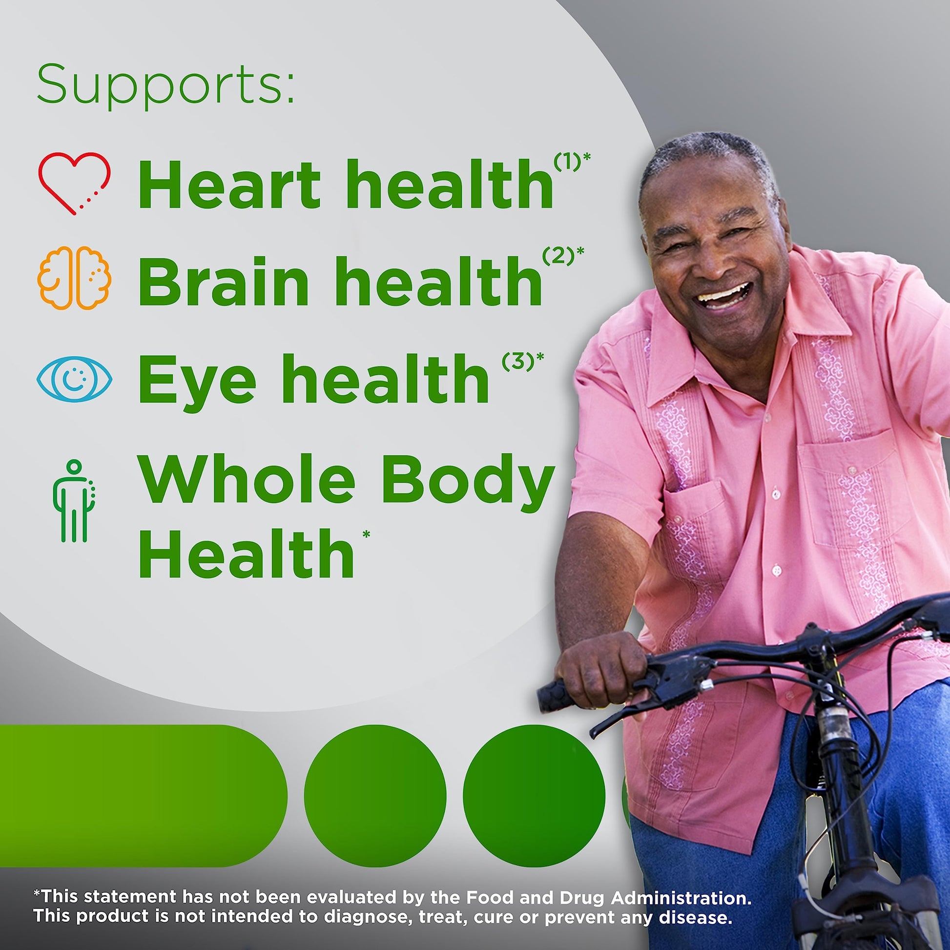Apoyo a la salud del corazón, cerebro y ojos