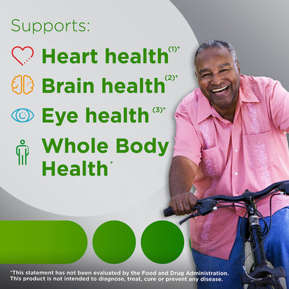 Apoyo a la salud del corazón, cerebro y ojos