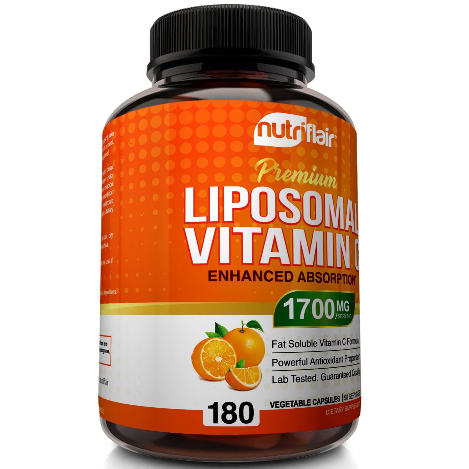 Apoyo sistema inmunológico NutriFlair vitamina c liposomal 180 cápsulas