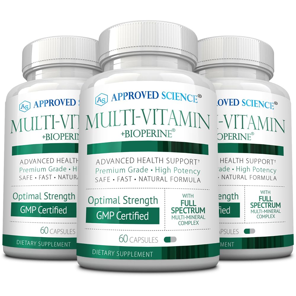 Approved Science multivitamina 60 cápsulas con antioxidantes.