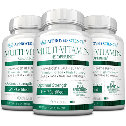 Approved Science multivitamina 60 cápsulas con antioxidantes.