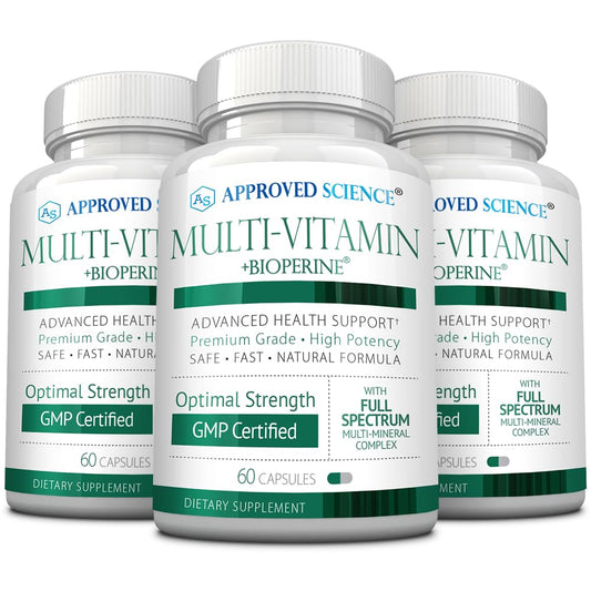 Approved Science multivitamina 60 cápsulas con antioxidantes.