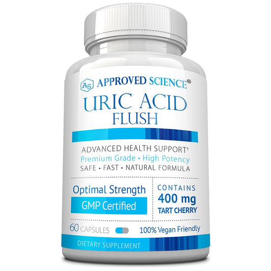 Approved Science Uric Acid Flush suplemento 60 cápsulas
