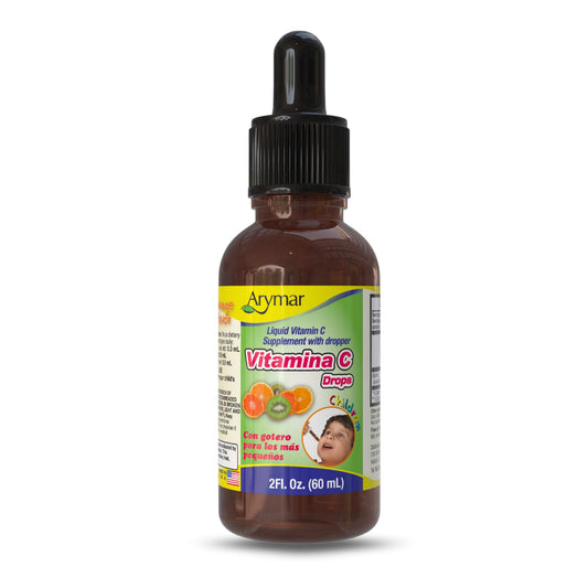 ARYMAR gotas vitamina C niños sabor naranja envase botella