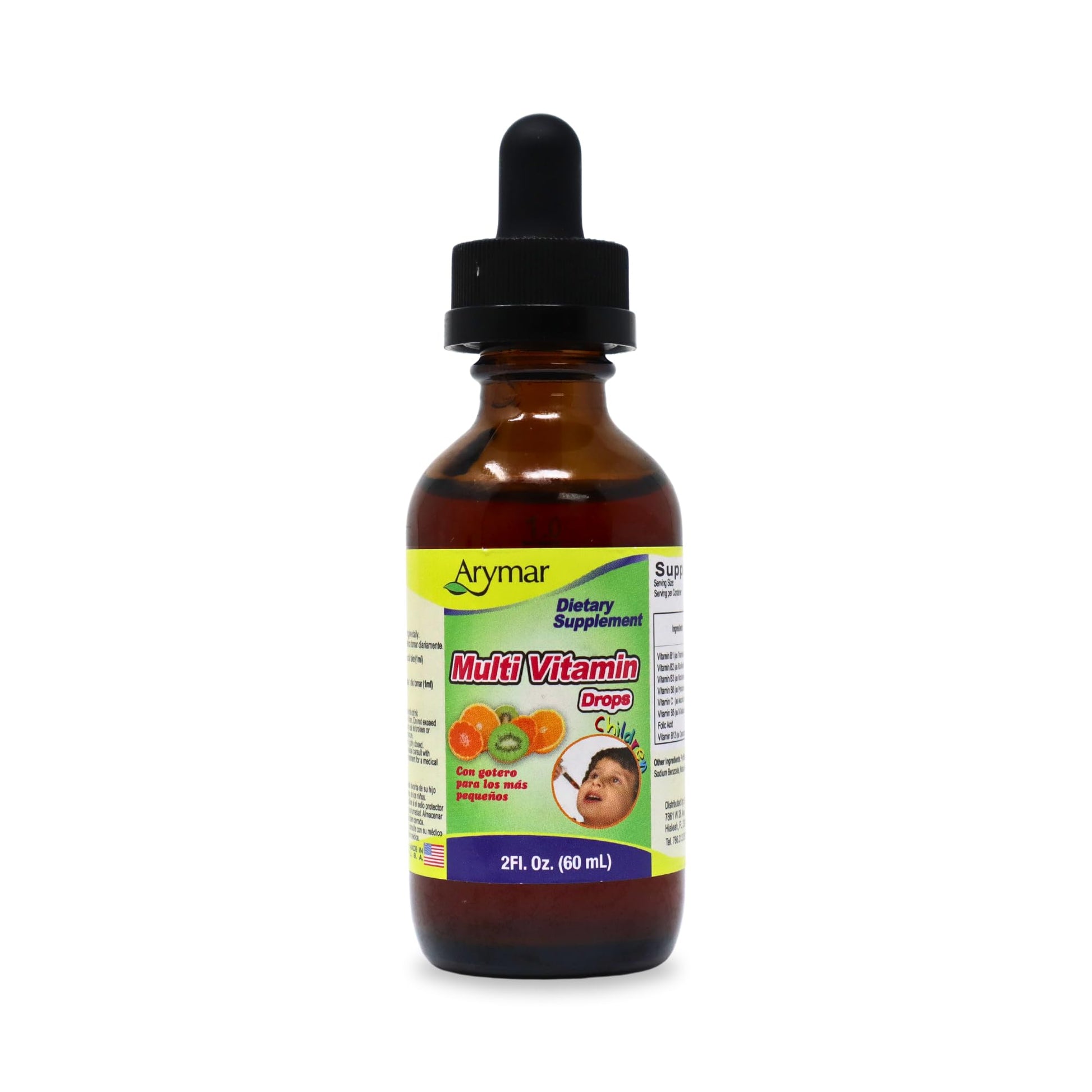 Arymar multivitamínico líquido niños botella con gotero