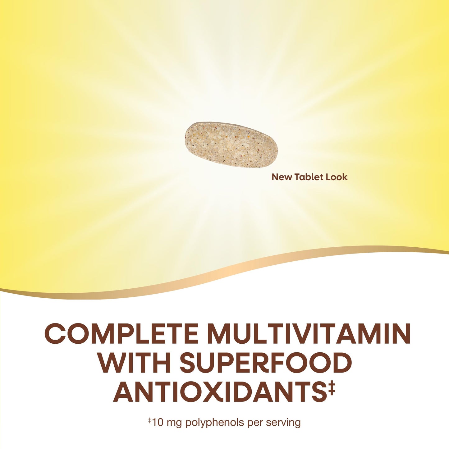 Aspecto de las tabletas del multivitamínico para hombres