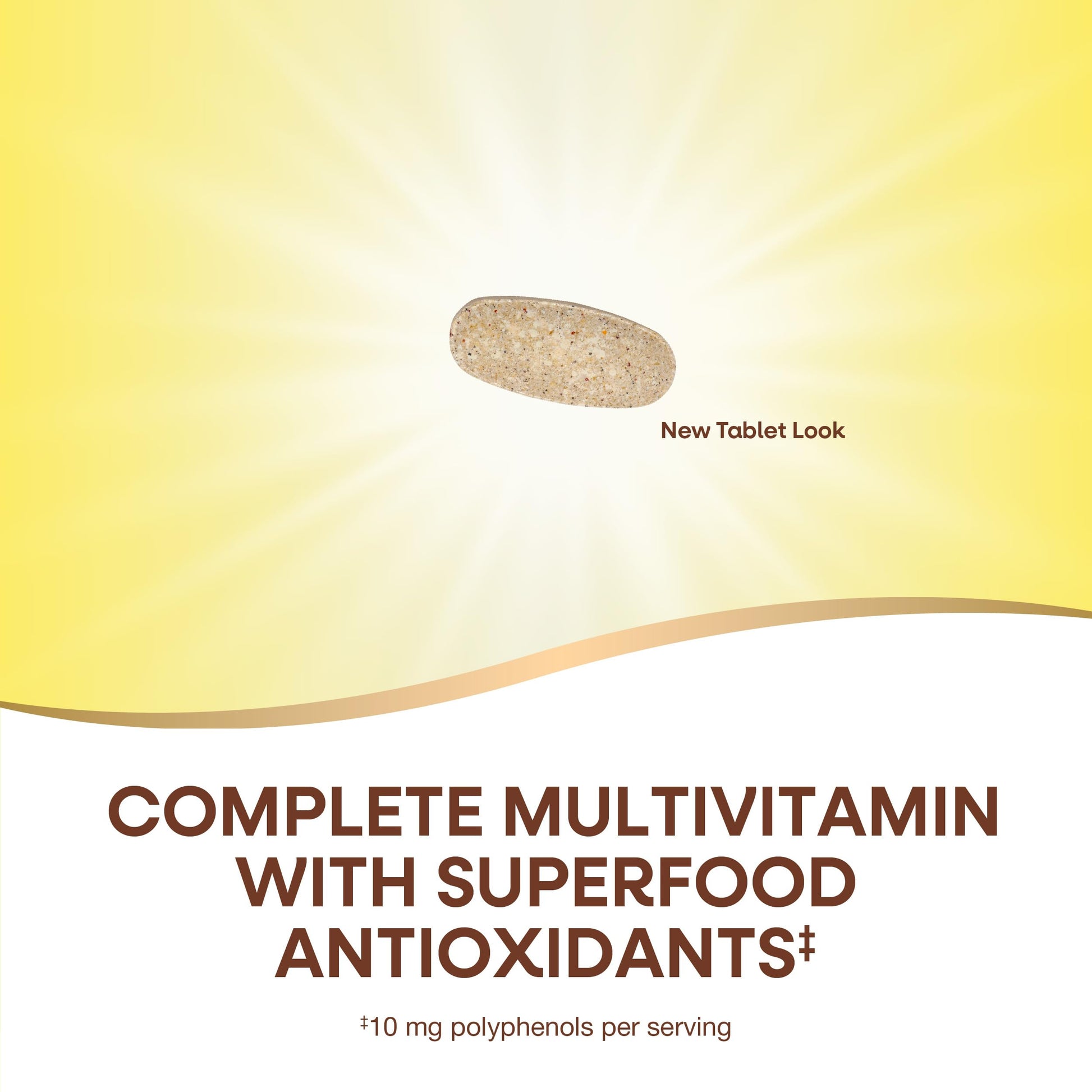 Aspecto de las tabletas del multivitamínico para hombres