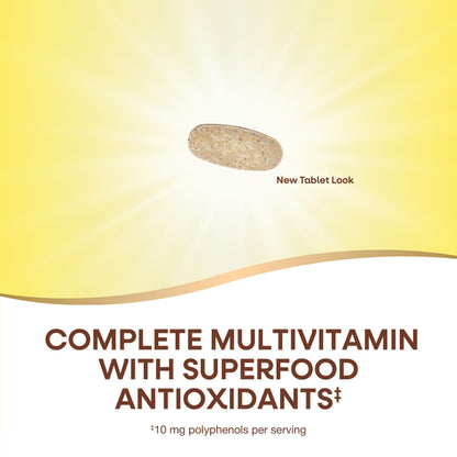 Aspecto de las tabletas del multivitamínico para hombres