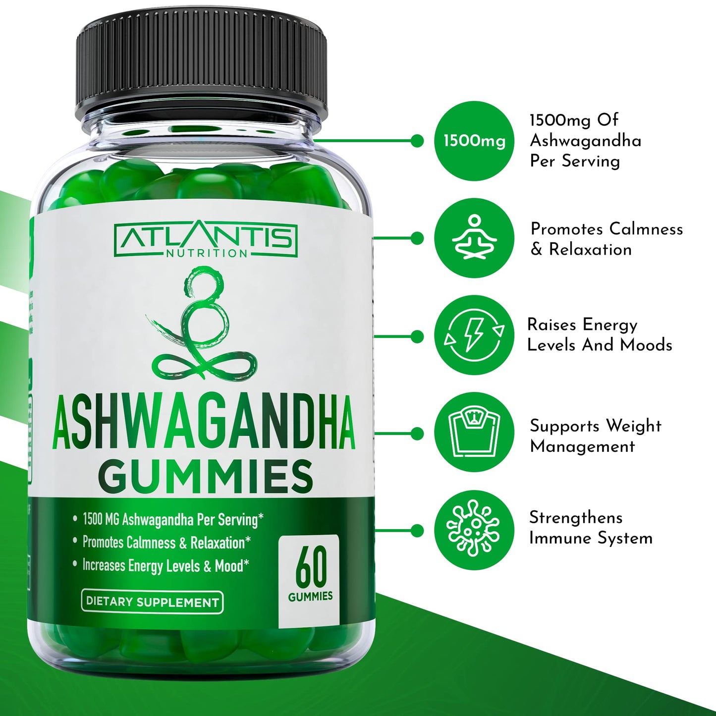 Atlantis gomitas apoyo inmunológico y calma