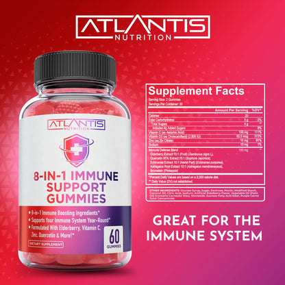 Atlantis Nutrition gomitas sabor bayas del bosque