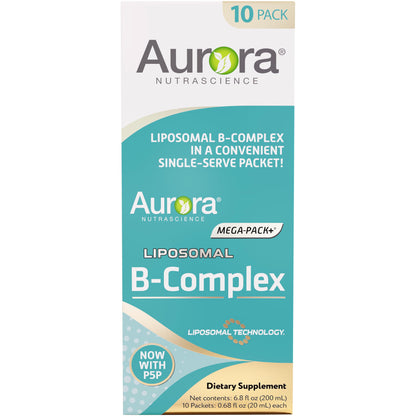 Aurora Nutrascience suplemento liposomal complejo B y vitamina C paquete