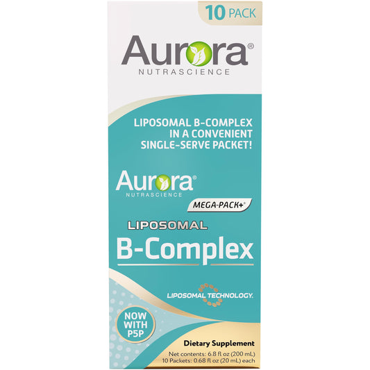 Aurora Nutrascience suplemento liposomal complejo B y vitamina C paquete