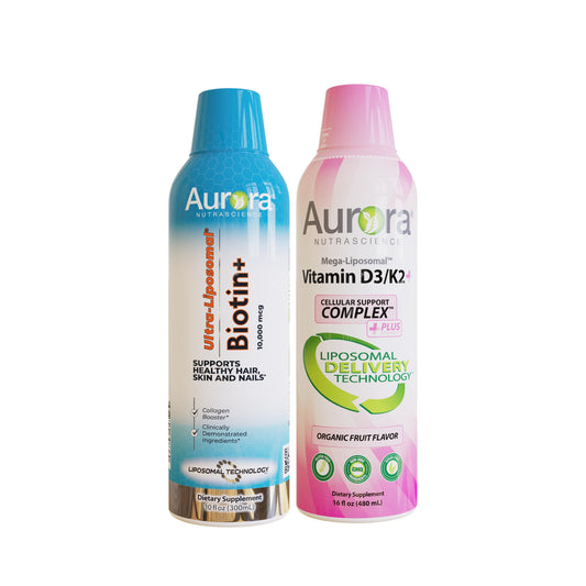 Aurora Nutrascience Suplemento Mega-Liposomal Vitamina D3 K2