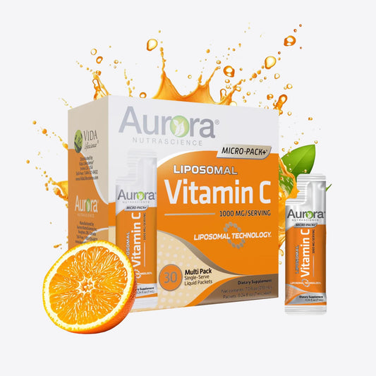 Aurora Nutrascience Vitamina C liposomal paquete 30 sobres