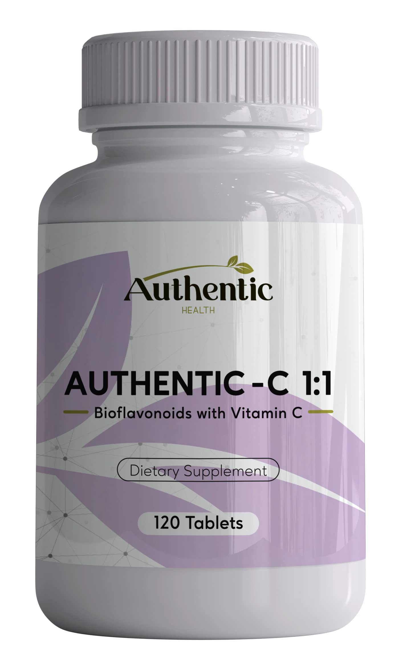 Authentic C vitamina c bioflavonoides 120 tabletas kosher