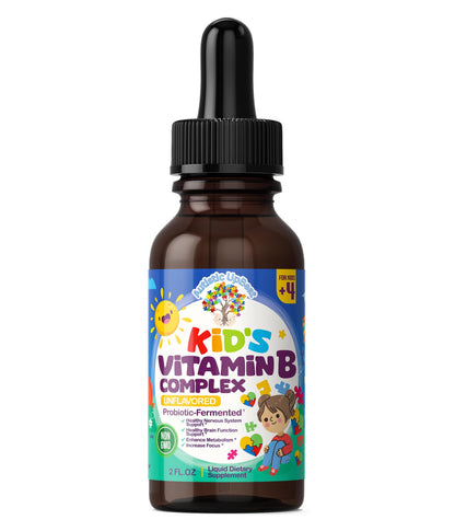 Autistic UpBeat gotas vitaminas b para niños sin sabor