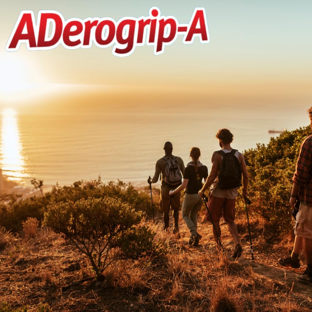 aventura senderismo con aderogrip-a