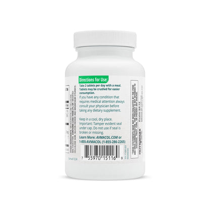 Envase de Avmacol, suplemento detox y antioxidante