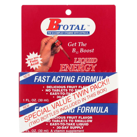 B-Total vitamina B12 líquida sublingual botella 2 oz sabor bayas