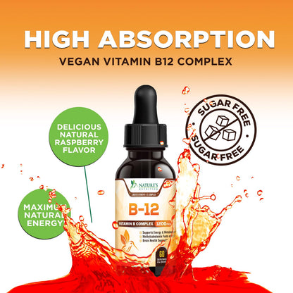 b12 gotas suplemento energía vegano complej vitamínico naturaleza