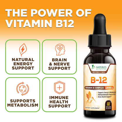 b12 vegetales suplemento sublingual vitamina complejo gota sabor