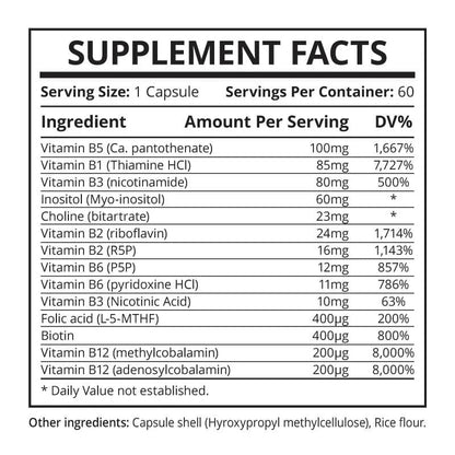 B4Life suplemento forma fácil para vitaminas B