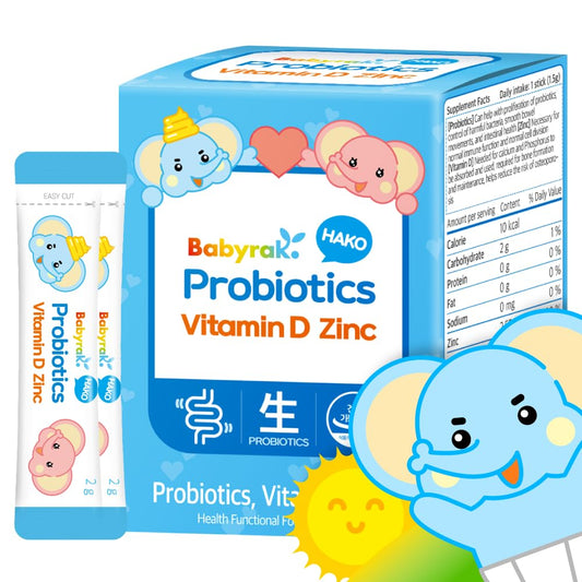 babyrak Hako Vitamina D + Zn Probióticos en sticks