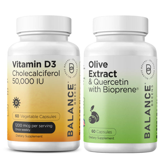 Balance Breens paquete de vitamina d3 y extracto de hoja de olivo