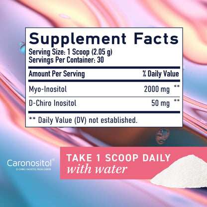 Balance hormonal y salud ovárica con polvo inositol
