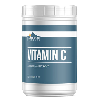 Balde resellable polvo vitamina C Earthborn Elements 5 lb