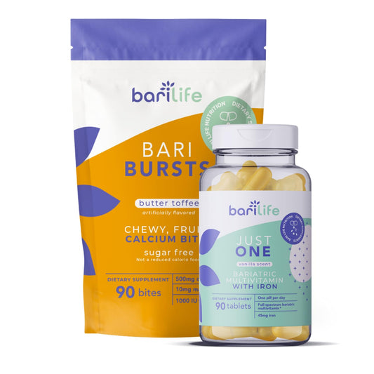 Bari Life multivitamina diaria con hierro 90 tabletas y masticables calcio toffee