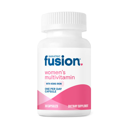 Bariatric Fusion multivitamina diaria para mujeres con hierro.