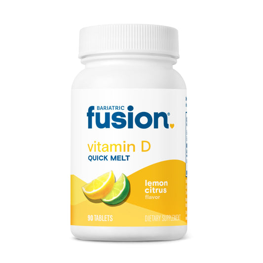 Bariatric Fusion vitamina D3 5000 UI tabletas masticables sabor limón