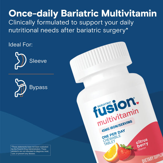 Bariatric Fusion vitamina diaria para cirugía bariátrica