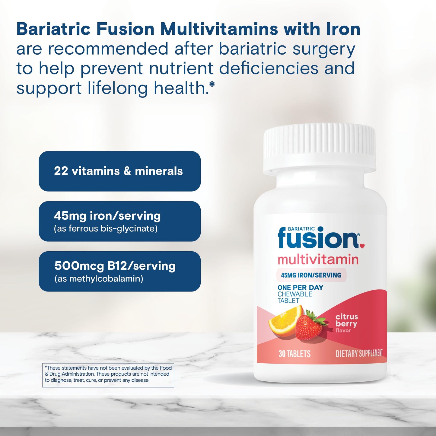 Bariatric Fusion vitaminas de absorción rápida