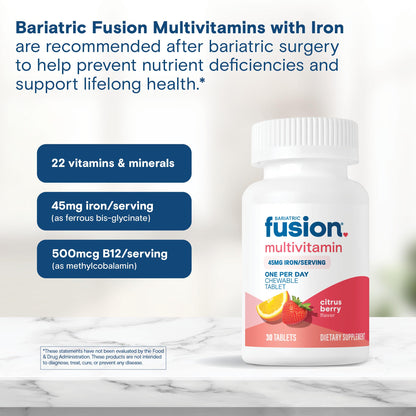 Bariatric Fusion vitaminas de absorción rápida