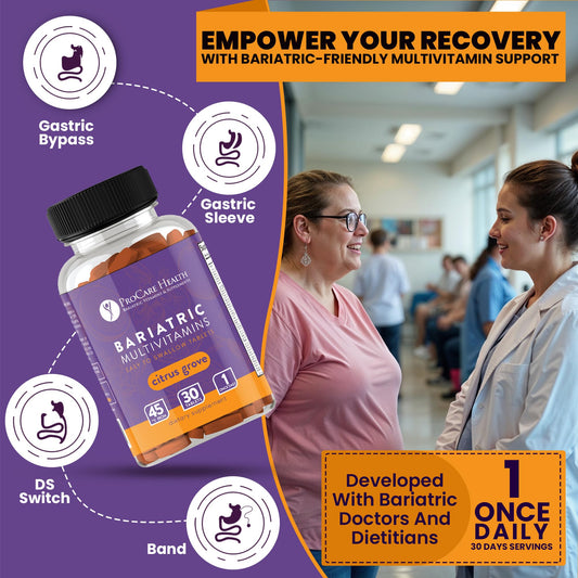 bariatricas multivitaminas soporte recuperación