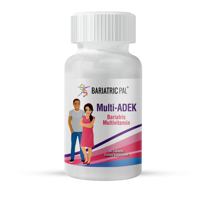 BariatricPal Multivitaminas AdeK para pacientes bariátricos en cápsulas.