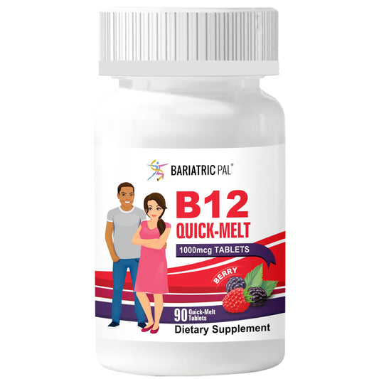 BariatricPal tabletas b12 1000mcg rápido sin azúcar 90 unidades
