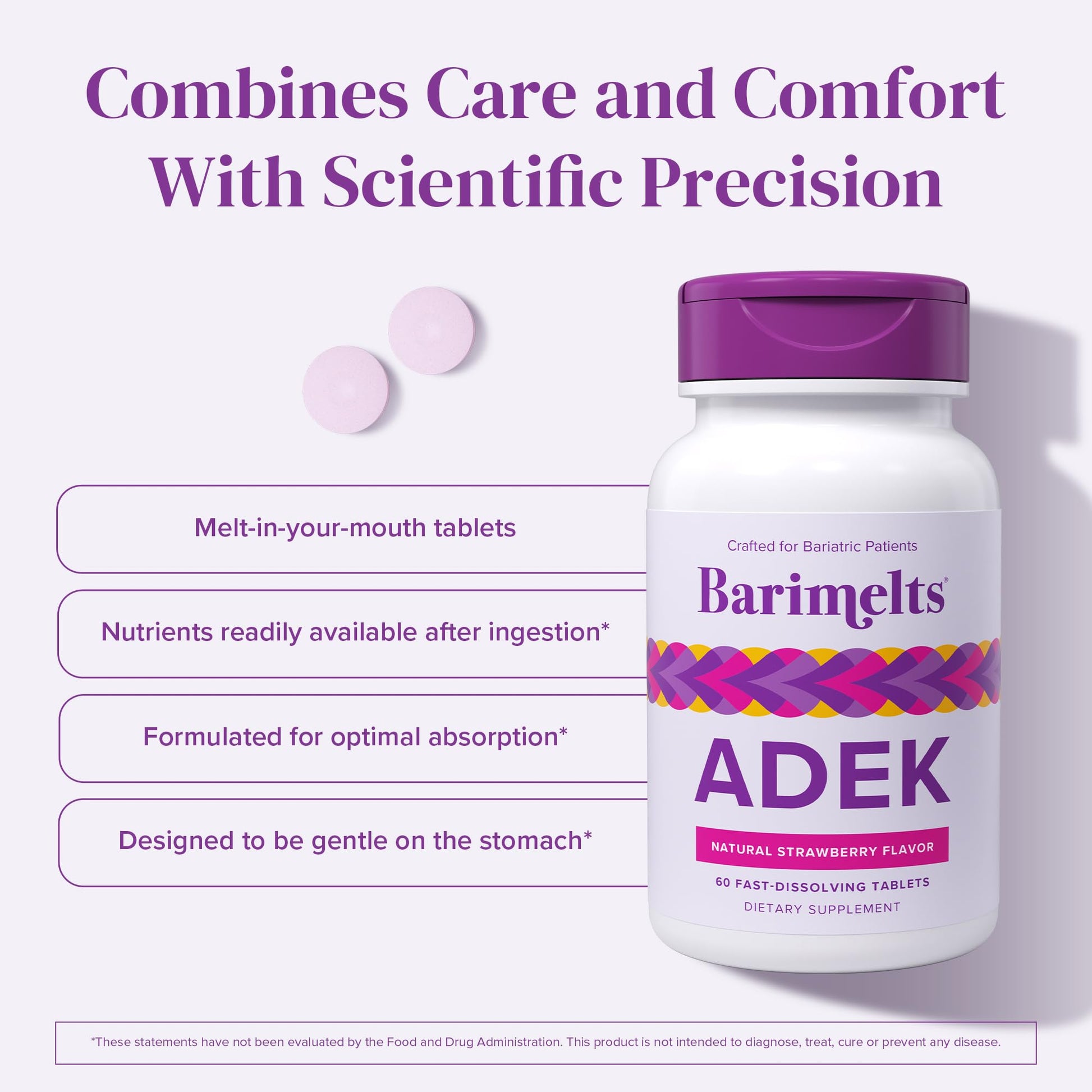 Barimelts ADEK - Vitaminas para mejorar funciones vitales post-cirugía.