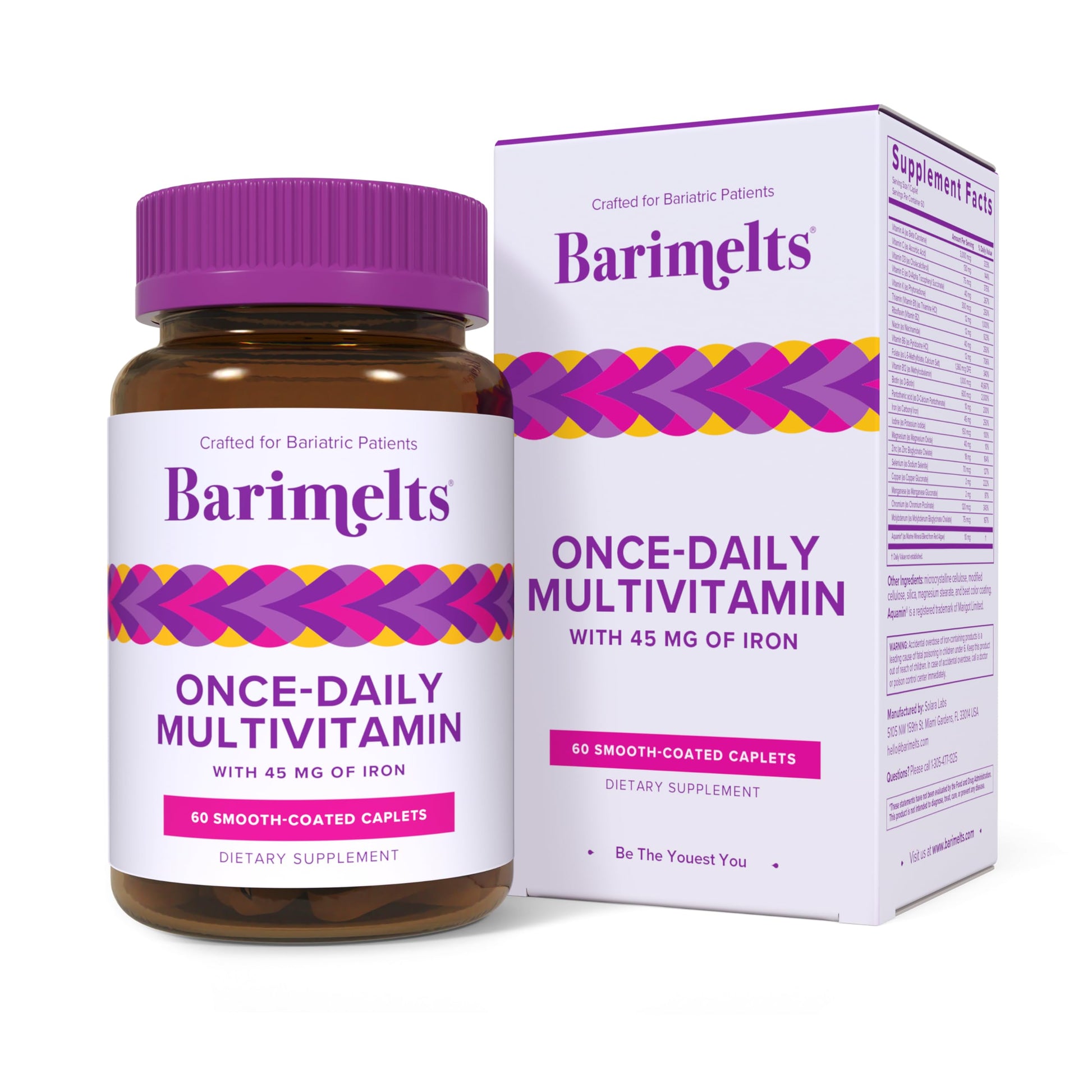 BariMelts multivitamínico para mujeres bariátricas con hierro y vitaminas