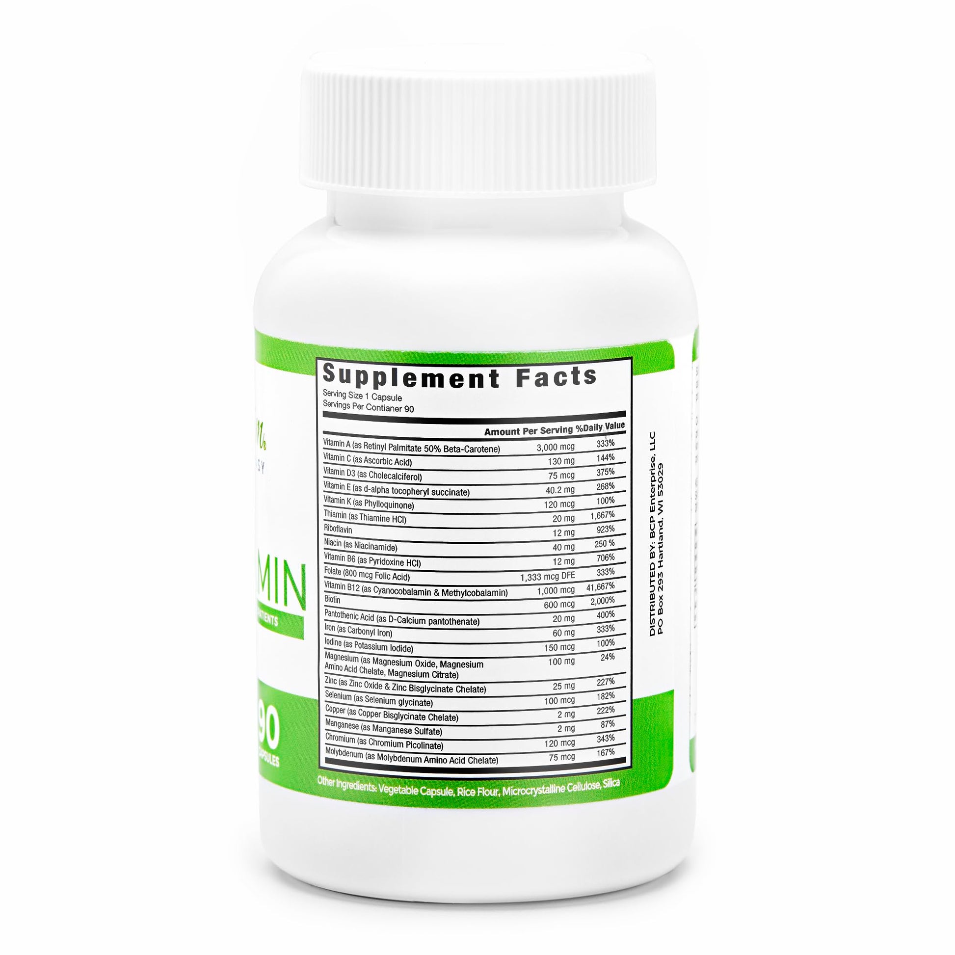 BariSlim multivitamínico para soporte bariátrico